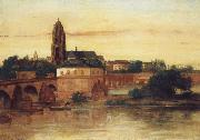 Gustave Courbet View of Frankfurt an Main Spain oil painting artist